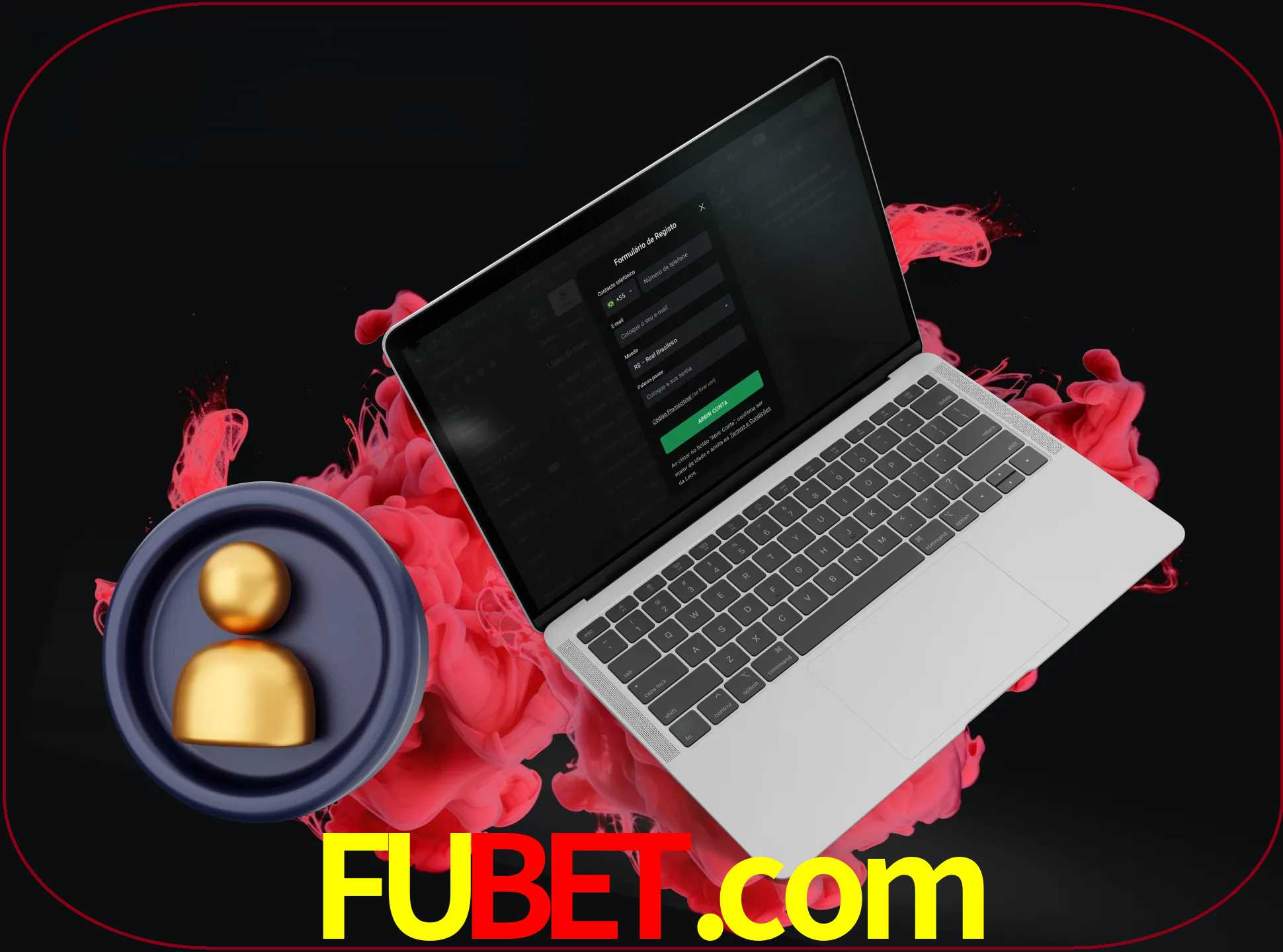No cabeçalho do site fubet, clique no botão que o levará a um formulário especial onde terá de introduzir as suas informações actuais.