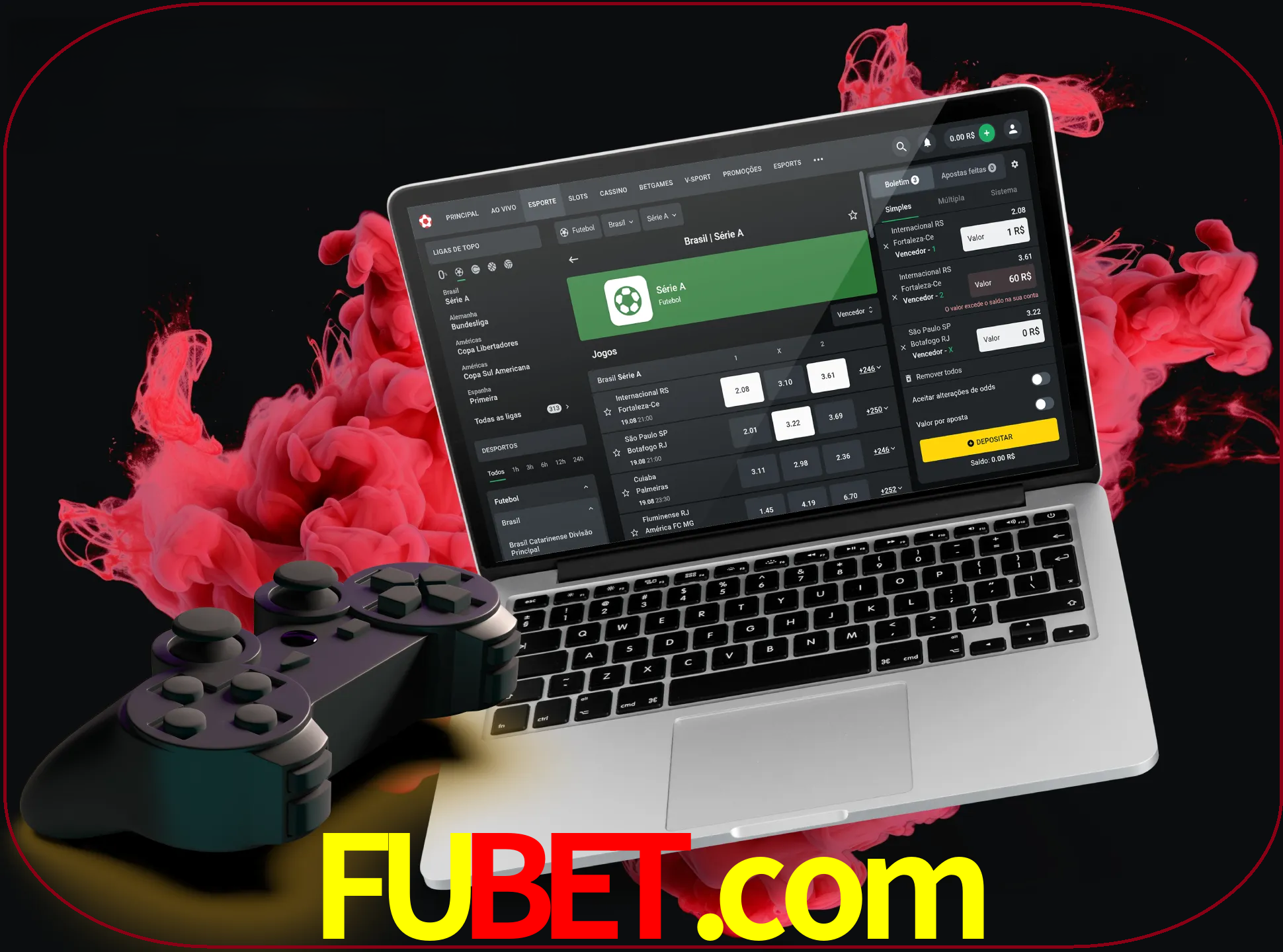 Visite a secção especial de jogos de vídeo em fubet para descobrir em que jogos pode apostar e ganhar muito dinheiro.