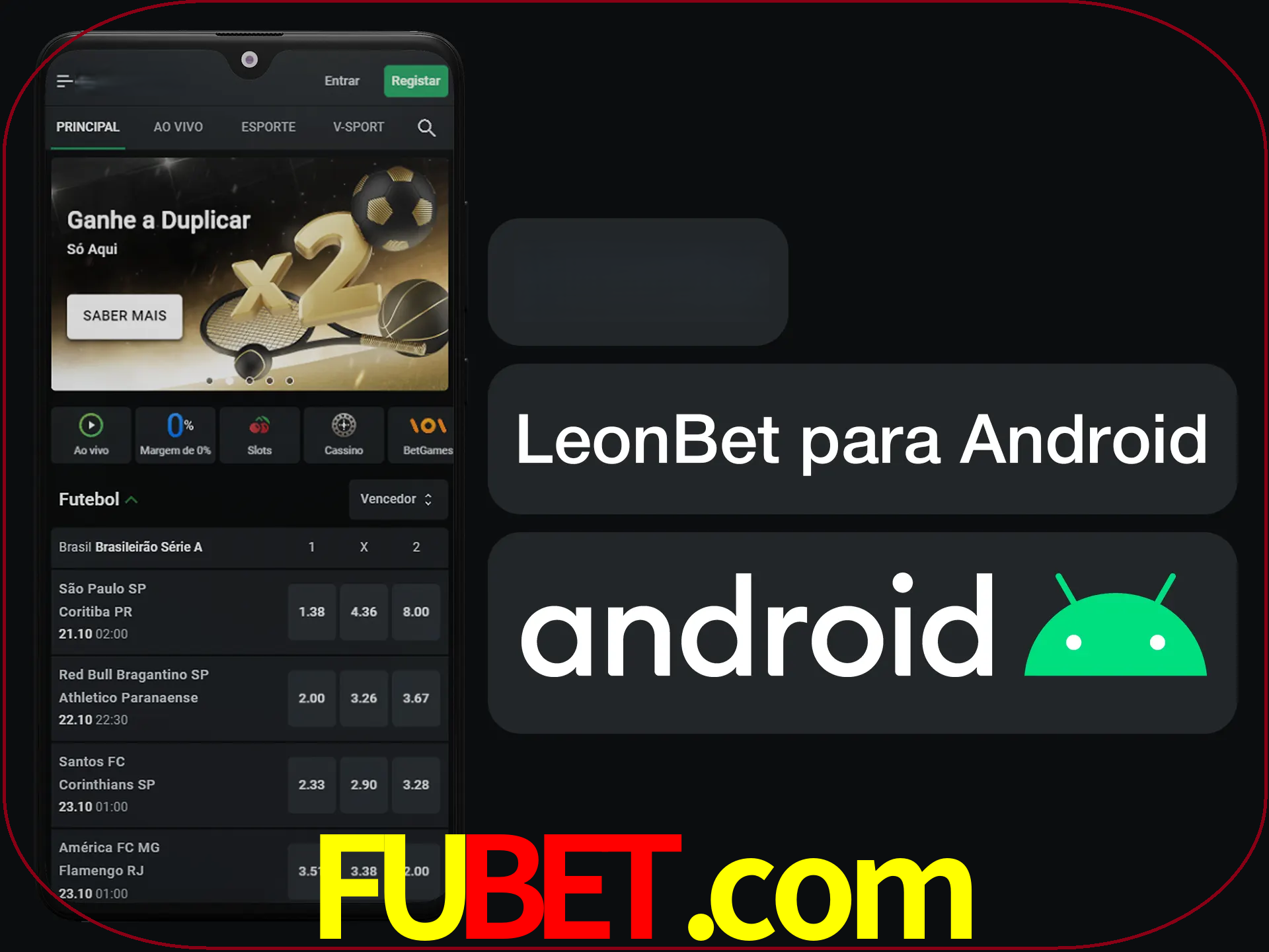 Adquira sua versão poket de LeonBet.
